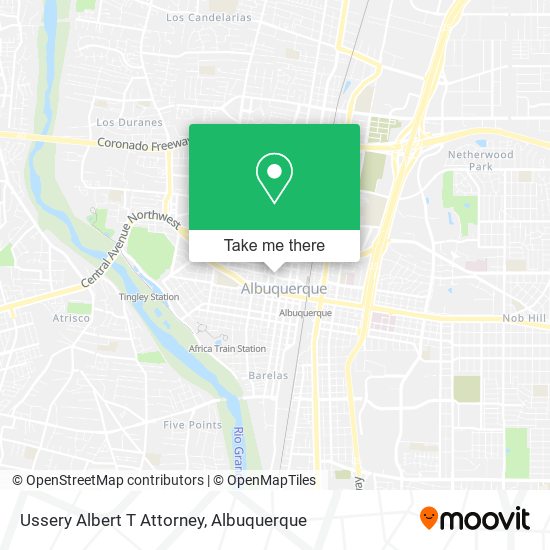 Ussery Albert T Attorney map