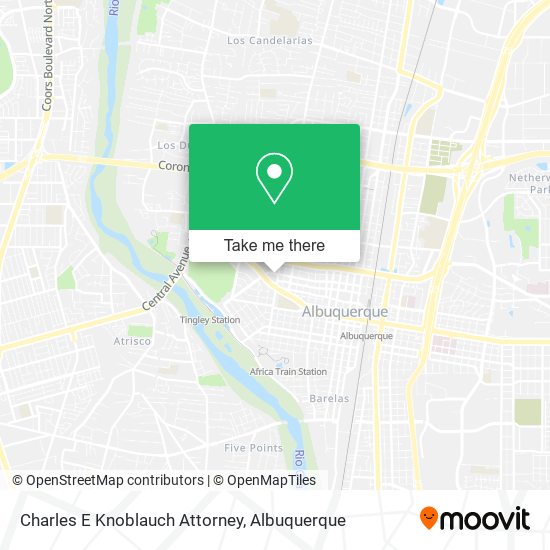 Charles E Knoblauch Attorney map