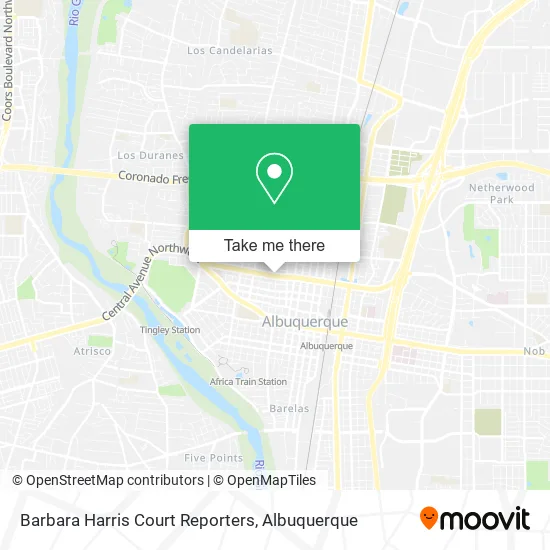 Barbara Harris Court Reporters map