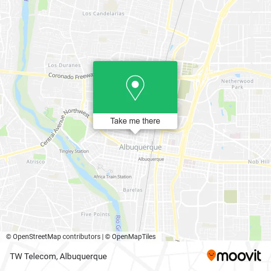 TW Telecom map