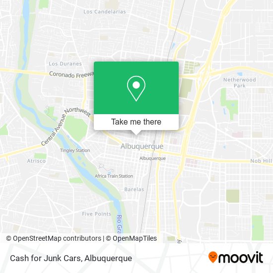 Cash for Junk Cars map