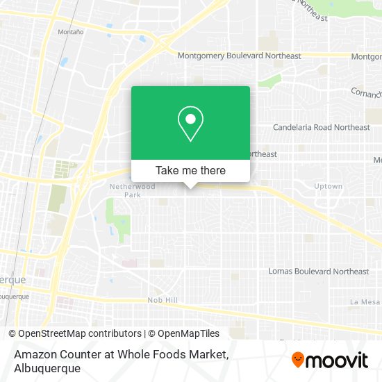 Mapa de Amazon Counter at Whole Foods Market