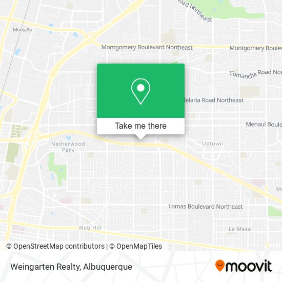 Mapa de Weingarten Realty