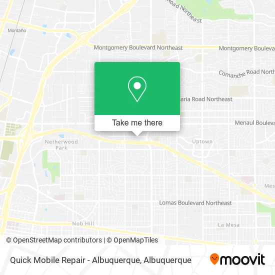Quick Mobile Repair - Albuquerque map