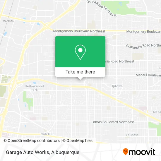 Mapa de Garage Auto Works