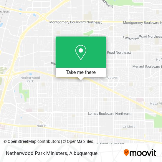 Mapa de Netherwood Park Ministers