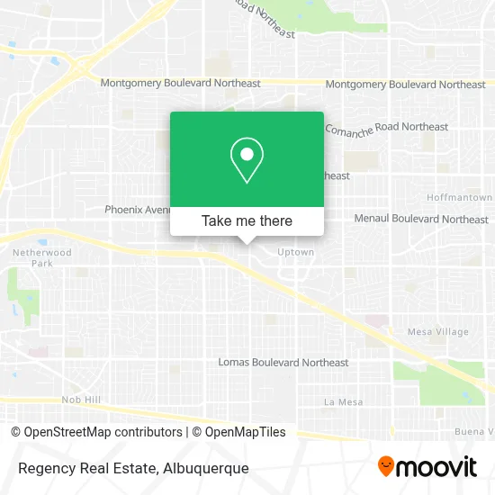 Regency Real Estate map