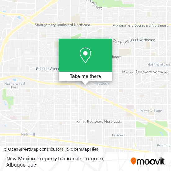 New Mexico Property Insurance Program map
