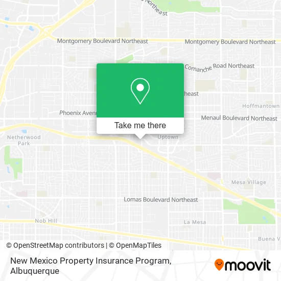 New Mexico Property Insurance Program map