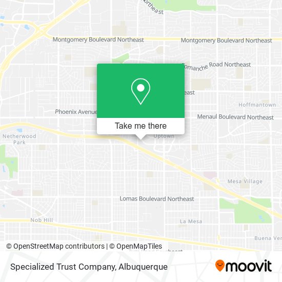 Specialized Trust Company map
