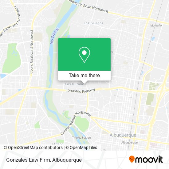 Gonzales Law Firm map
