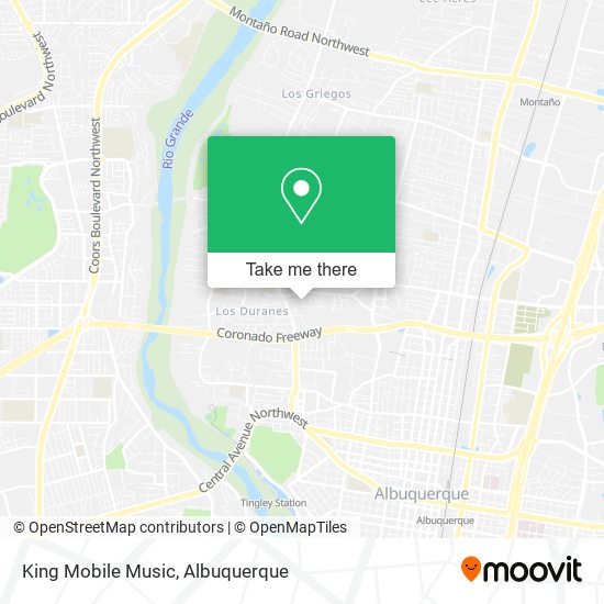 King Mobile Music map