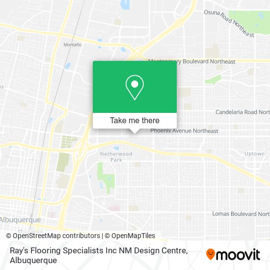 Mapa de Ray's Flooring Specialists Inc NM Design Centre