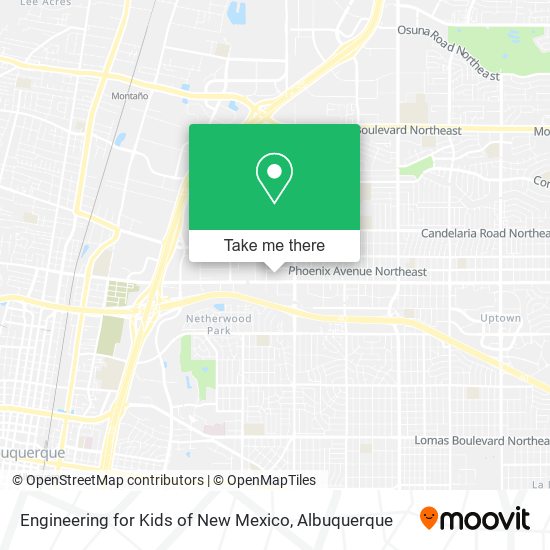 Engineering for Kids of New Mexico map