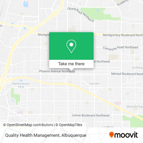 Quality Health Management map