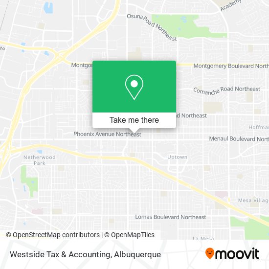 Westside Tax & Accounting map