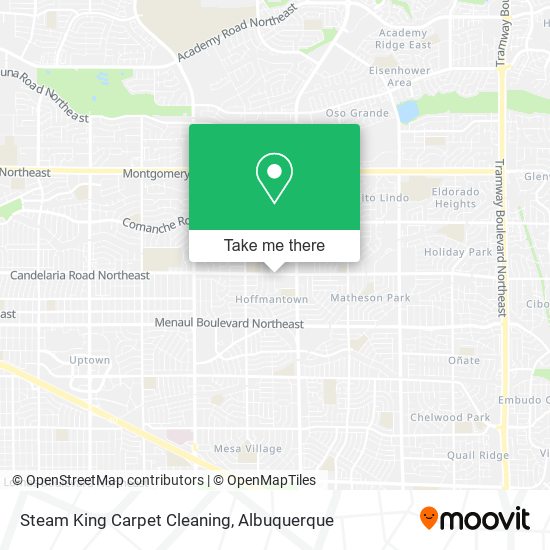 Steam King Carpet Cleaning map