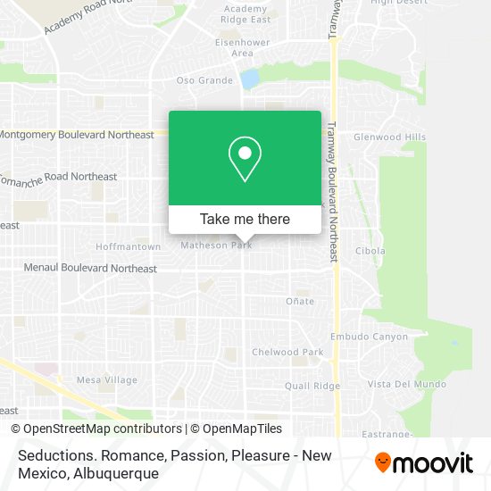Mapa de Seductions. Romance, Passion, Pleasure - New Mexico
