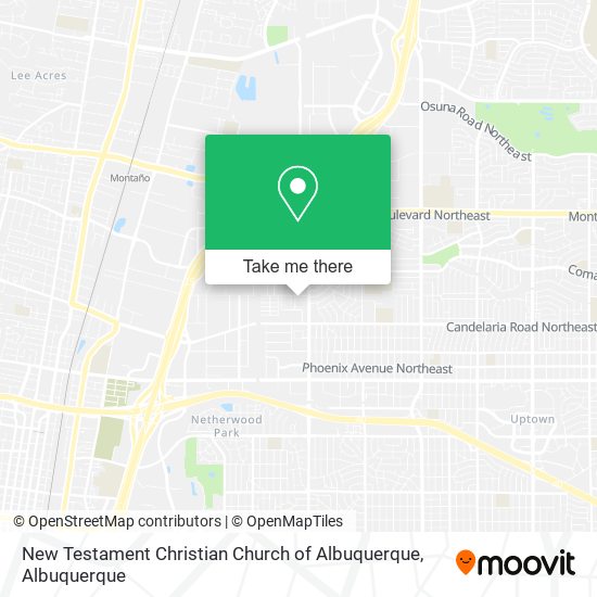 New Testament Christian Church of Albuquerque map