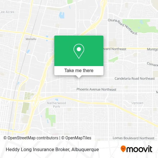 Heddy Long Insurance Broker map