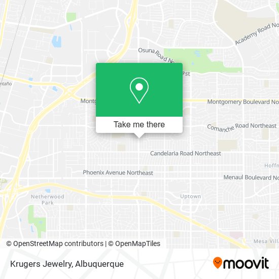 Krugers Jewelry map