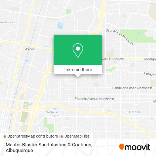 Mapa de Master Blaster Sandblasting & Coatings