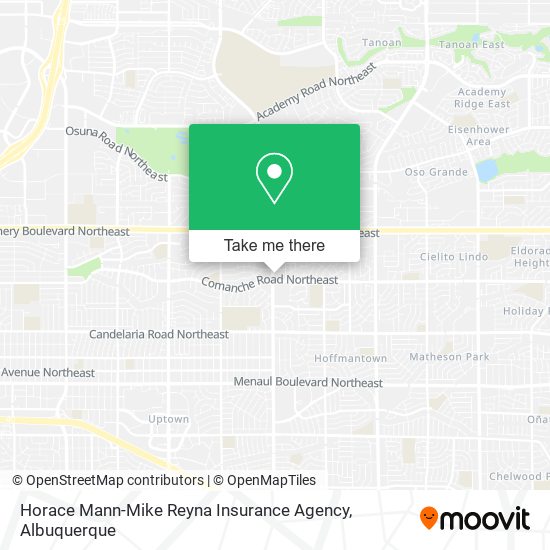 Horace Mann-Mike Reyna Insurance Agency map