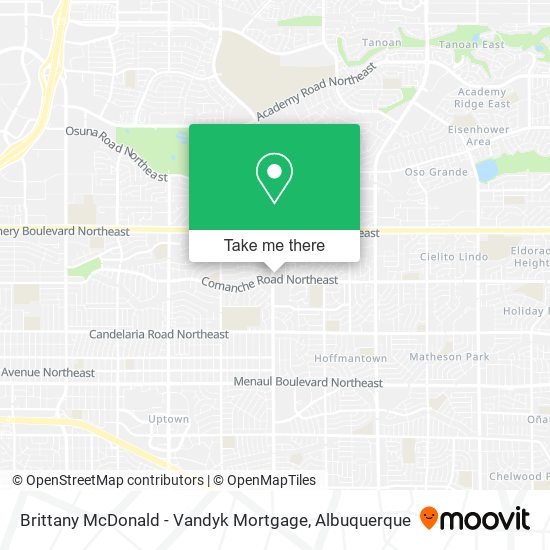 Brittany McDonald - Vandyk Mortgage map