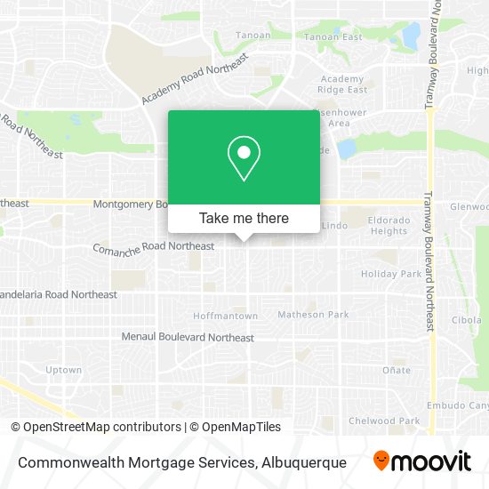 Commonwealth Mortgage Services map