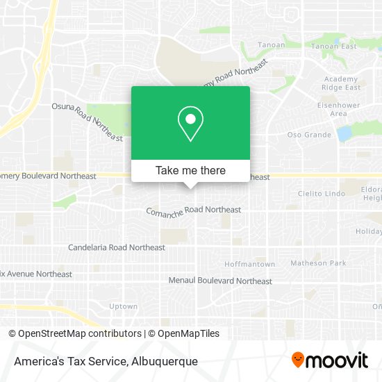 Mapa de America's Tax Service