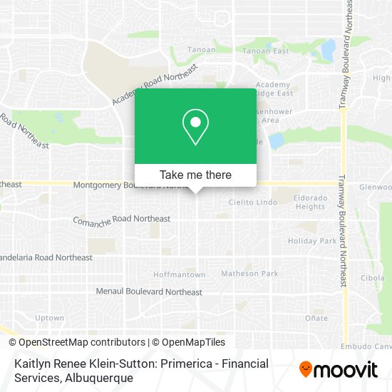 Mapa de Kaitlyn Renee Klein-Sutton: Primerica - Financial Services