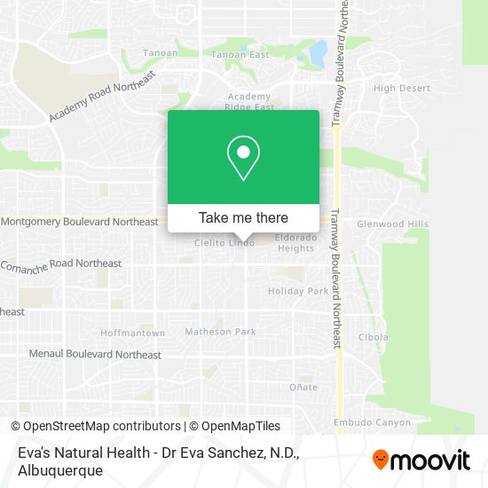 Eva's Natural Health - Dr Eva Sanchez, N.D. map