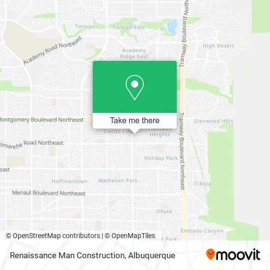 Renaissance Man Construction map