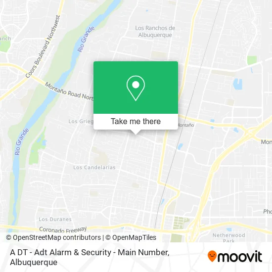 A DT - Adt Alarm & Security - Main Number map