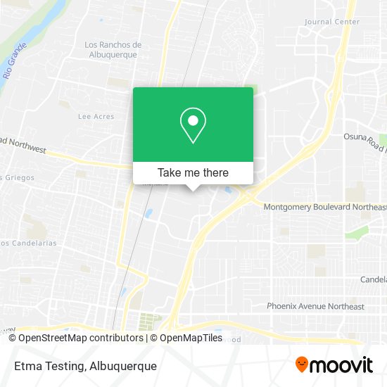 Mapa de Etma Testing