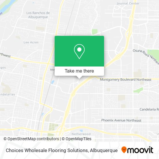 Choices Wholesale Flooring Solutions map