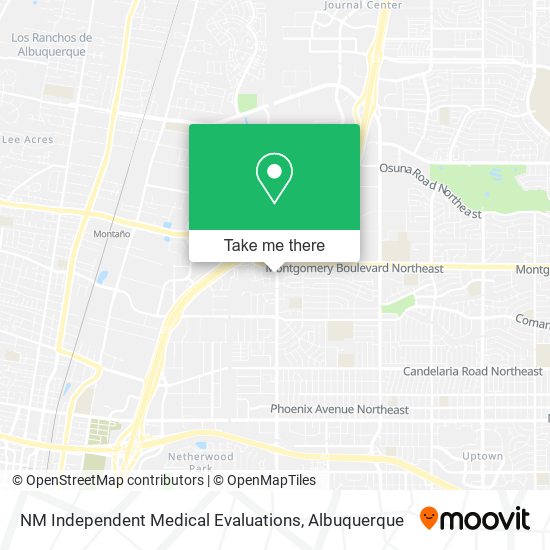 NM Independent Medical Evaluations map