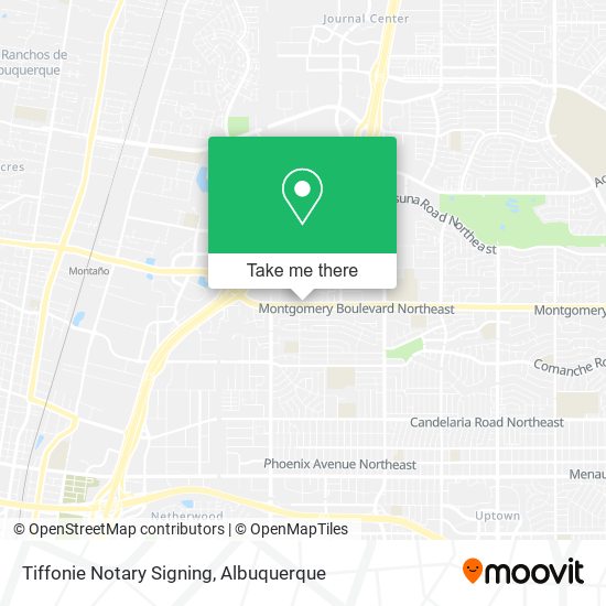 Tiffonie Notary Signing map