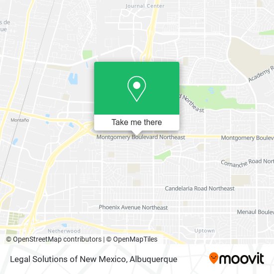 Legal Solutions of New Mexico map