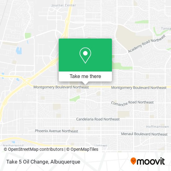 Take 5 Oil Change map