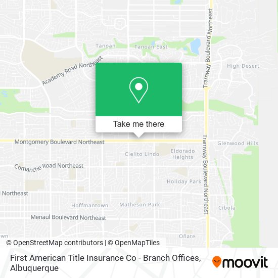 Mapa de First American Title Insurance Co - Branch Offices