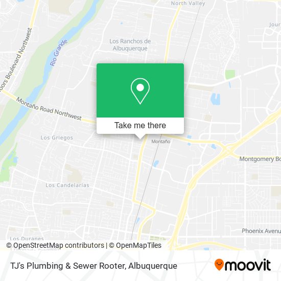 TJ's Plumbing & Sewer Rooter map