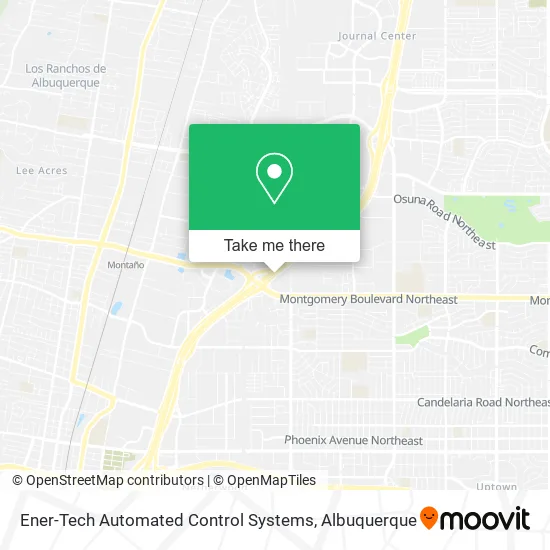 Ener-Tech Automated Control Systems map