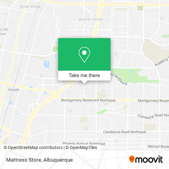 Mattress Store map