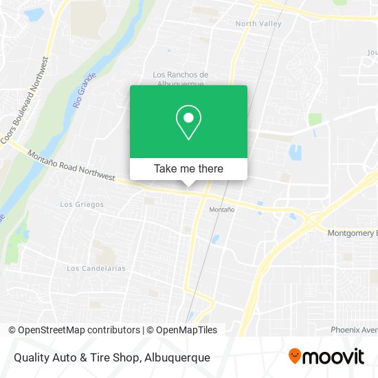Quality Auto & Tire Shop map