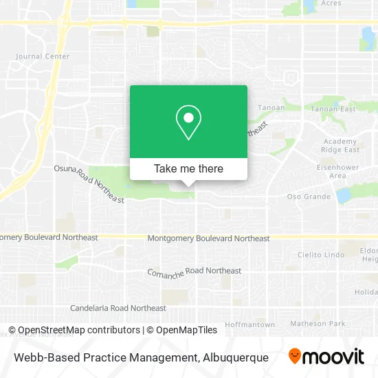 Webb-Based Practice Management map