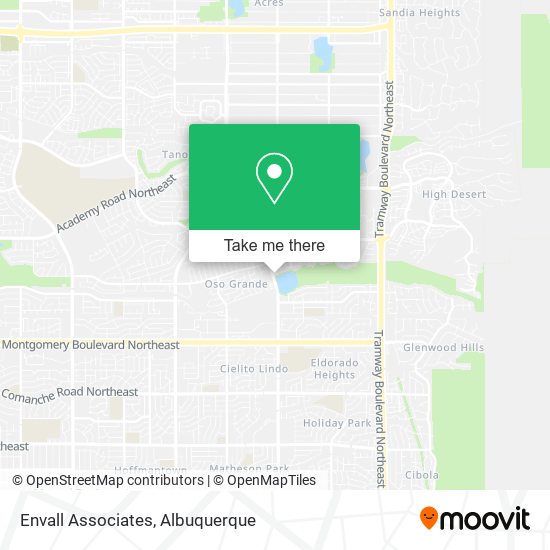 Envall Associates map