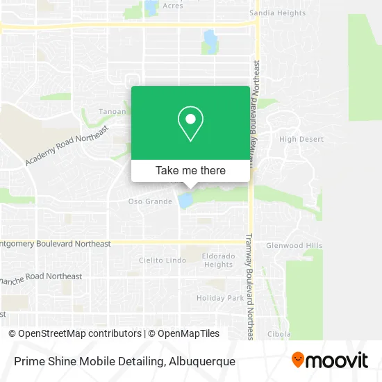 Prime Shine Mobile Detailing map
