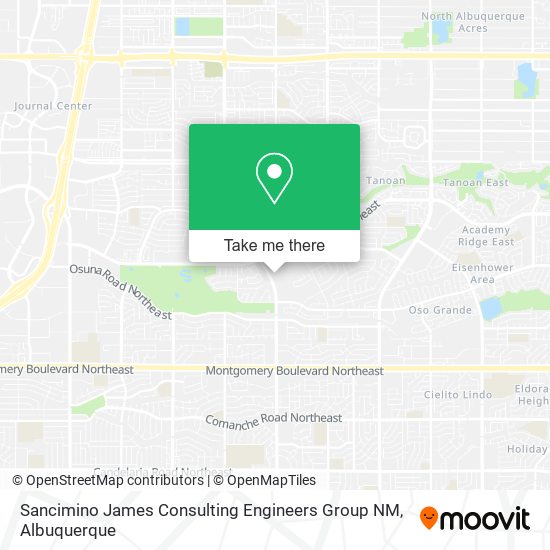 Sancimino James Consulting Engineers Group NM map