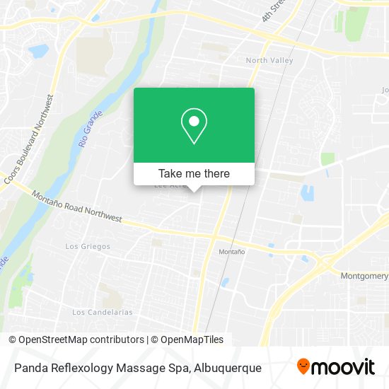 Mapa de Panda Reflexology Massage Spa